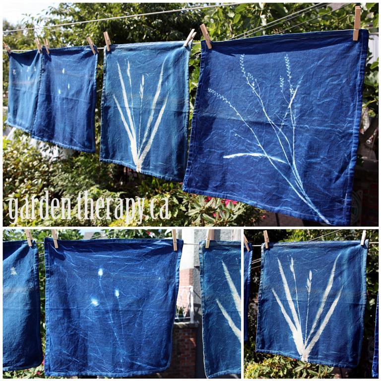 Εκτύπωση κυανότυπου σε ύφασμα, πώς να upcycle ρούχα